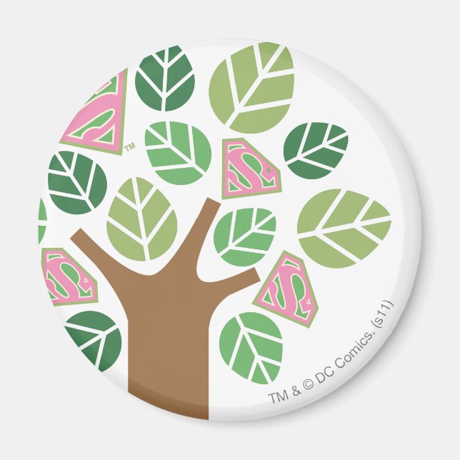 Imán Supergirl All Natural Tree (Frente)