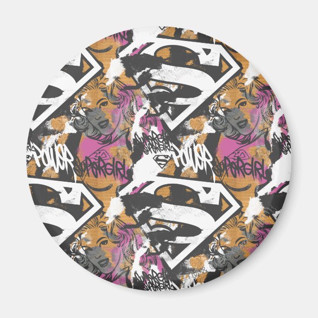 Imán Supergirl Comic Capers Pattern 3 (Frente)