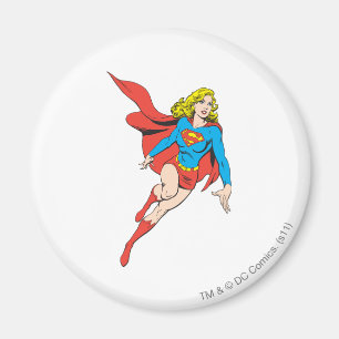 Imán Supergirl en el movimiento