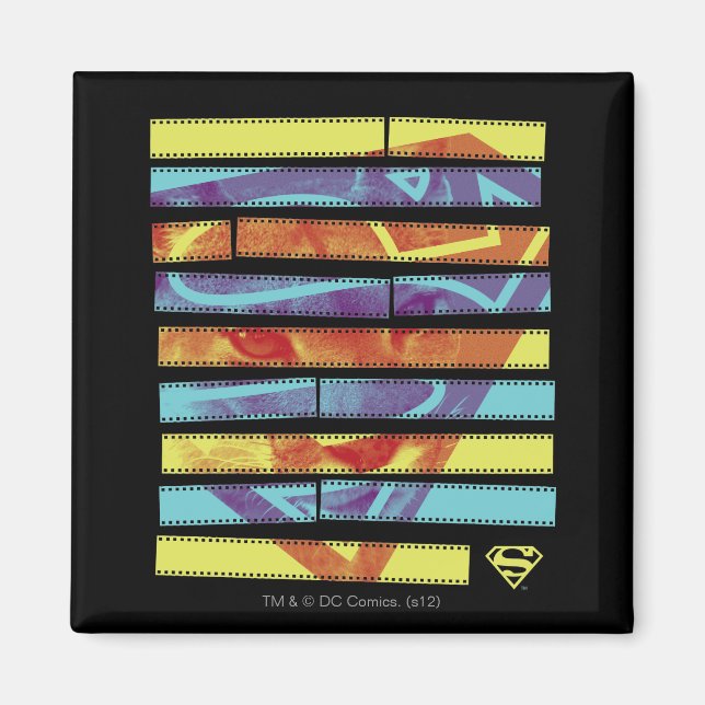Imán Supergirl Filmstrip (Frente)