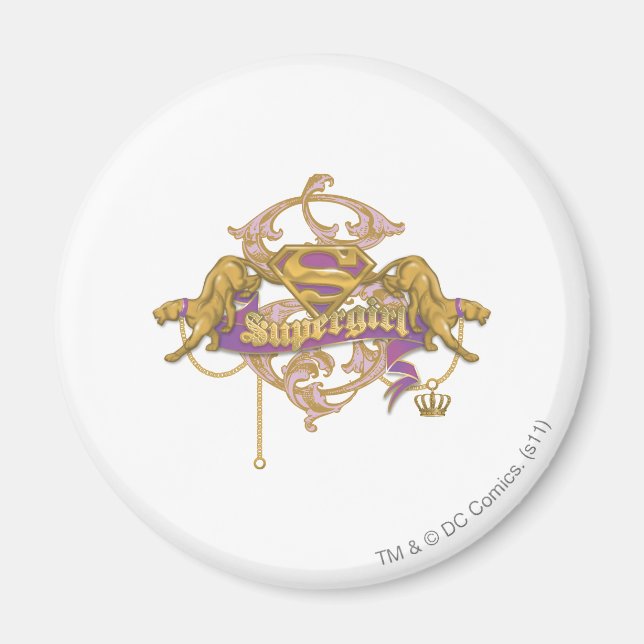 Imán Supergirl Golden Cat 2 (Frente)