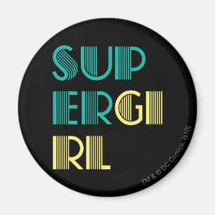 Imán Supergirl Green y Yellow