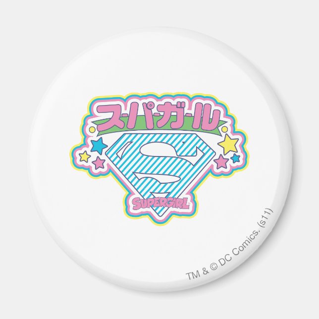 Imán Supergirl J-Pop 12 (Frente)