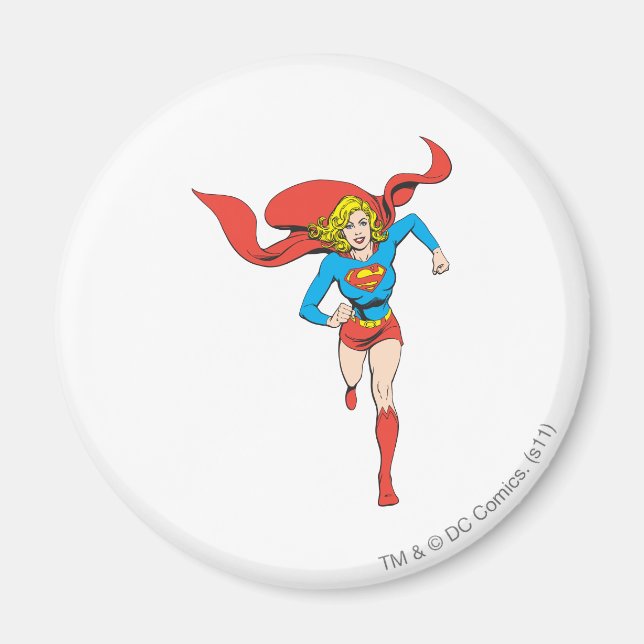 Imán Supergirl listo para irse (Frente)
