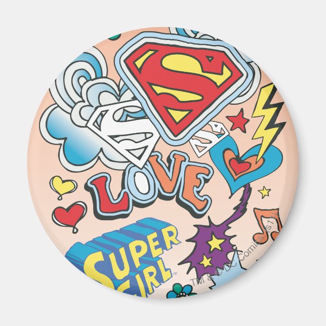 Imán Supergirl Love (Frente)
