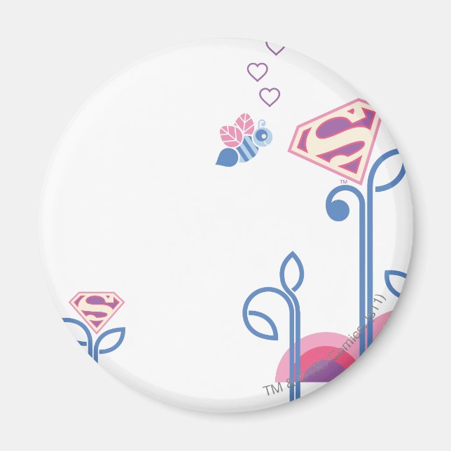 Imán Supergirl Love Bee (Frente)
