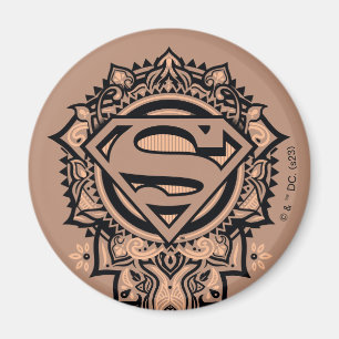 Imán Supergirl Mandala Graphic
