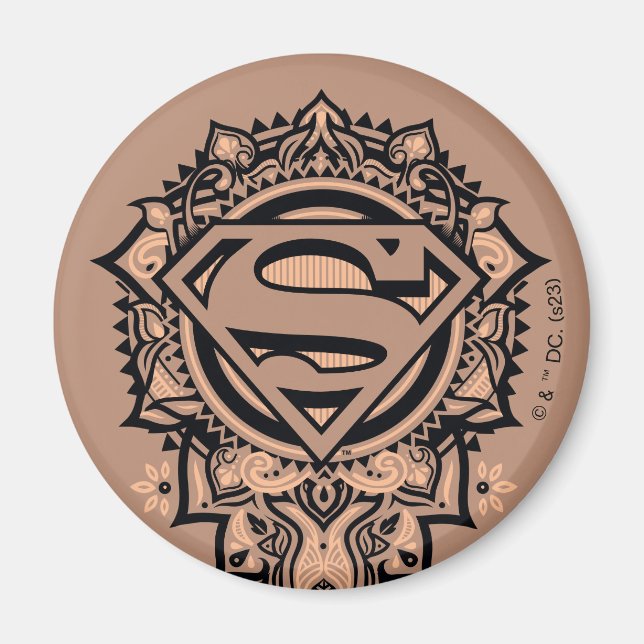 Imán Supergirl Mandala Graphic (Frente)