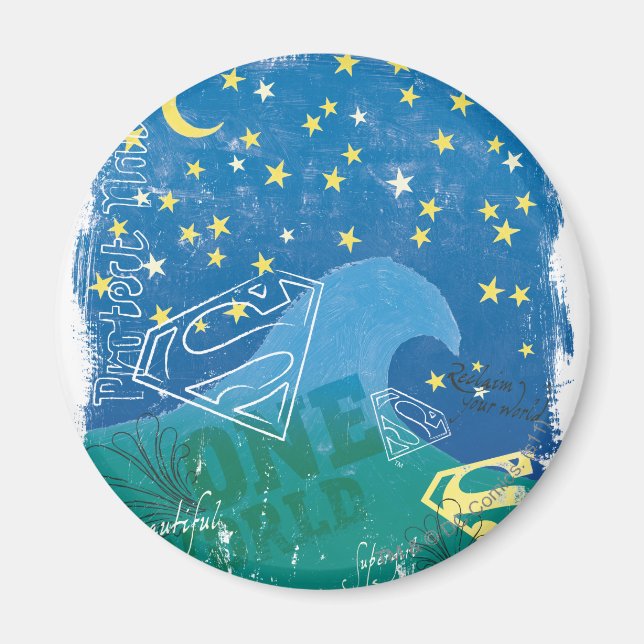 Imán Supergirl One World (Frente)