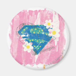 Imán Supergirl para el rosa de la paz