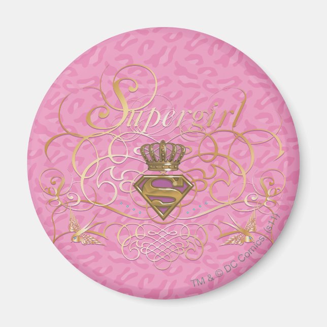 Imán Supergirl Pink (Frente)