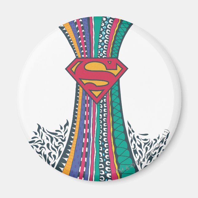 Imán Supergirl Random World 4 (Frente)