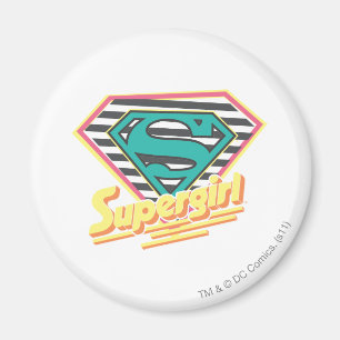 Imán Supergirl rayó el logotipo