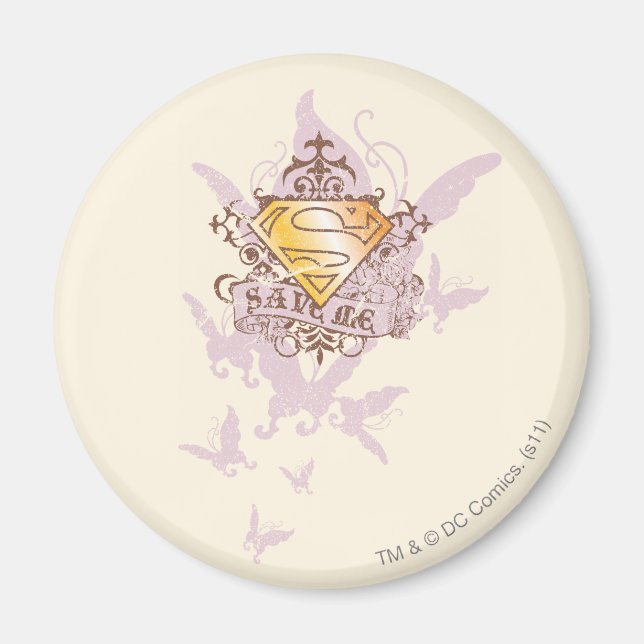 Imán Supergirl Save Me (Frente)