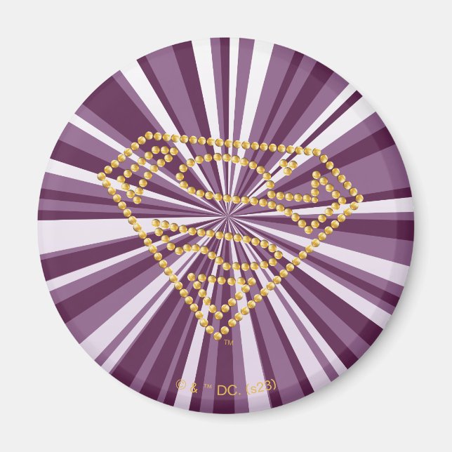 Imán Supergirl Studded S-Shield (Frente)