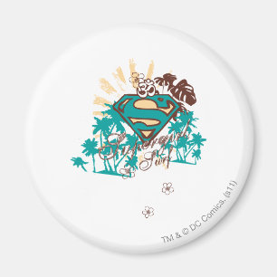 Imán Supergirl Surf