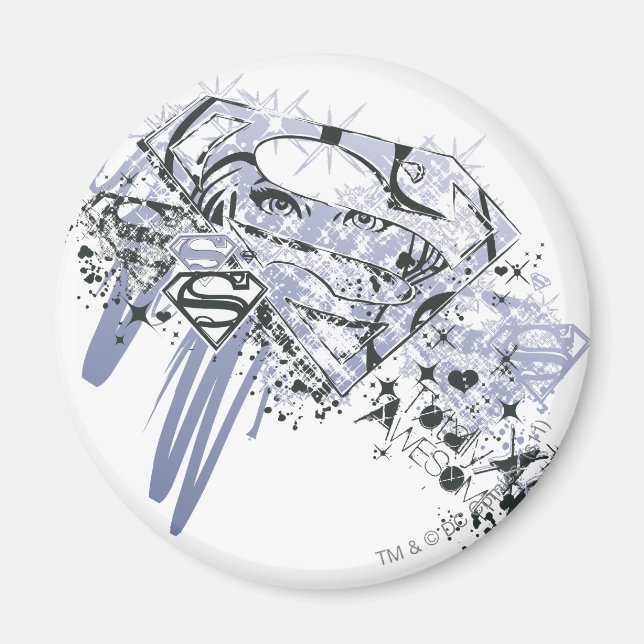 Imán Supergirl Totalmente Asombroso (Frente)