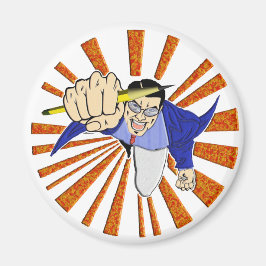 Imán Superhéroe con lápiz