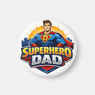 Imán Superhéroe Papá