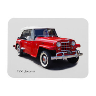 imán superior de Jeepster de 1951