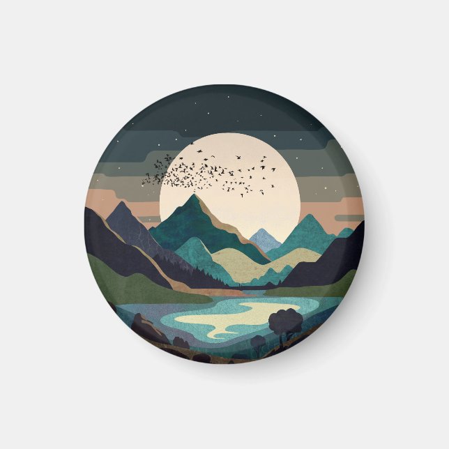 Imán Superluna En El Lago (Frente)