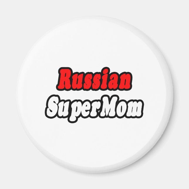 Imán Supermamá rusa (Frente)