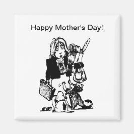 Imán Supermamá: Una mamá que lo hace todo