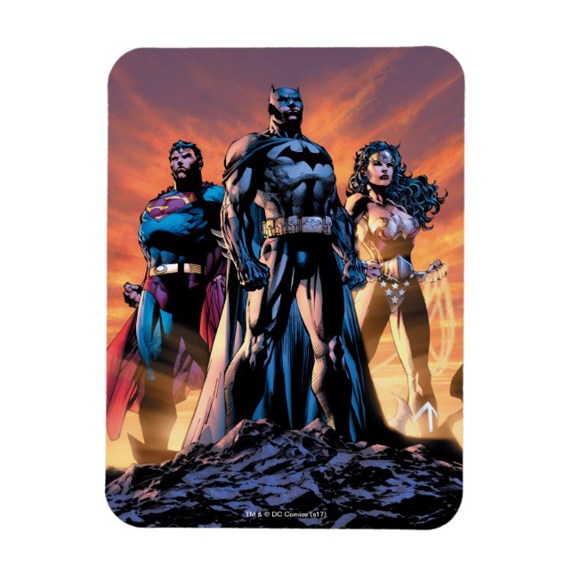 Imán Superman, Batman y la Trinidad de la Mujer Maravil (Vertical)