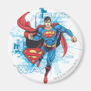 Imán Superman con logotipo