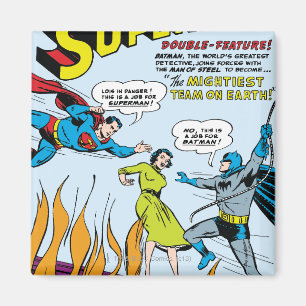Imán Superman (doble rasgo con Batman)