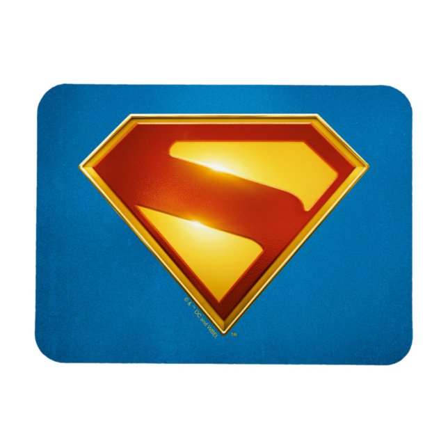 Imán Superman Golden S Shield Brilliance (Horizontal)
