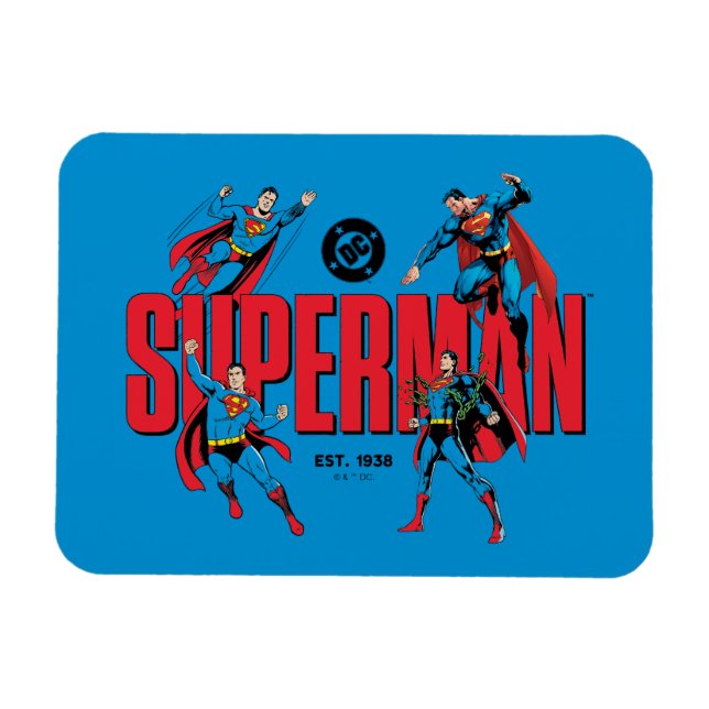 Imán Superman Legends Forever Graphic (Horizontal)