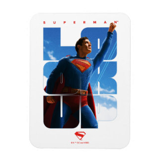 Imán Superman Look Up Pose