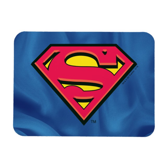 Imán Superman S-Shield | Logotipo clásico (Horizontal)