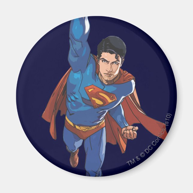 Imán Superman Volando hacia delante (Frente)