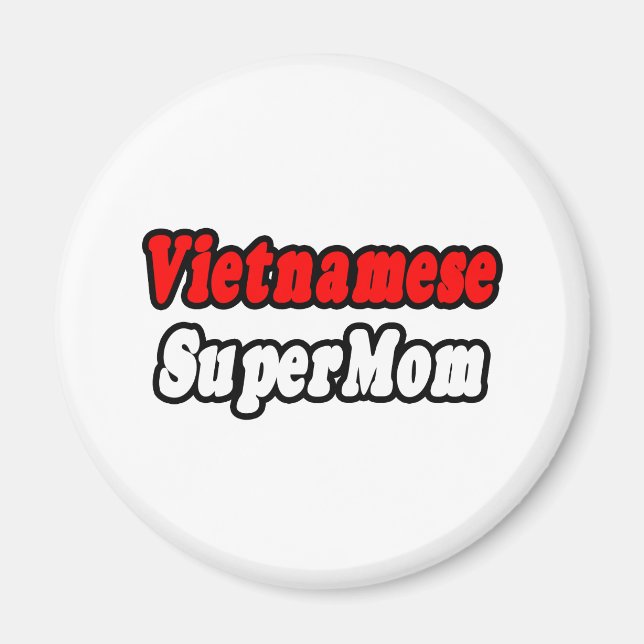 Imán SuperMom de Vietnam (Frente)