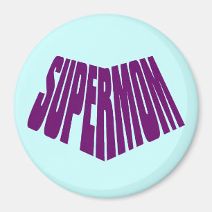 Imán SuperMom: Mi madre es mi superhéroe