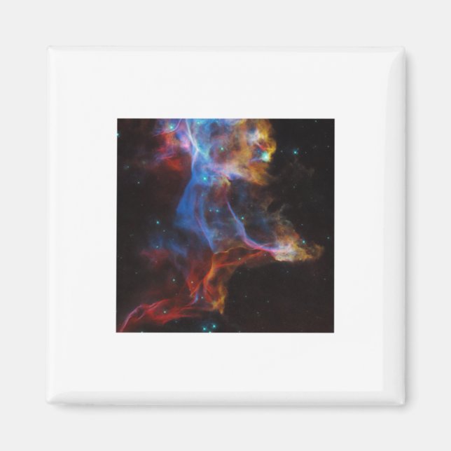Imán Supernova Permanece En El Pegatina Del Veil Nebula (Frente)