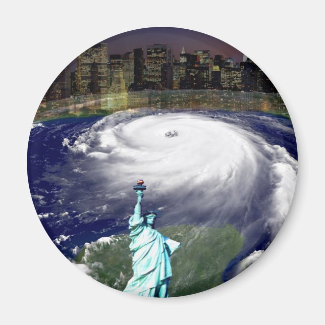 Imán Supertormenta Sandy 2012, Ojo de la tormenta_ (Frente)