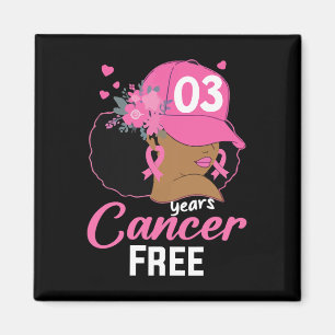 Imán Superviviente de cáncer de mama negro sin cáncer d