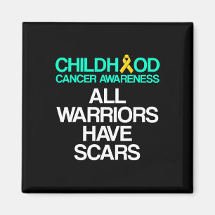 Imán Superviviente de cáncer infantil Guerrero de apoyo