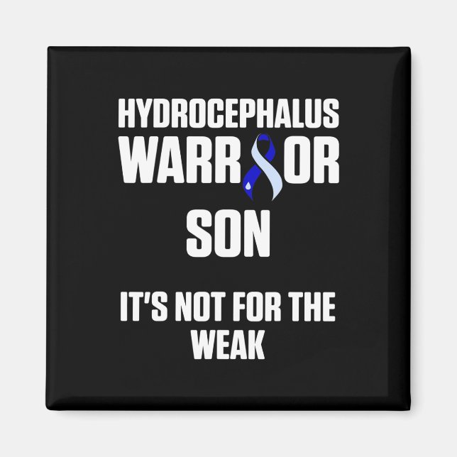 Imán Superviviente de Hydrocephalus Guerrero de la Conc (Frente)