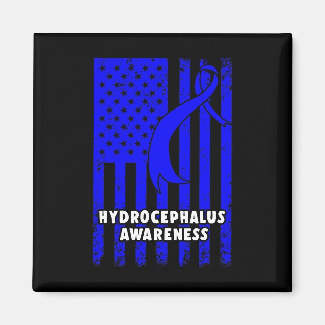 Imán Superviviente de Hydrocephalus Guerrero de la Conc (Frente)