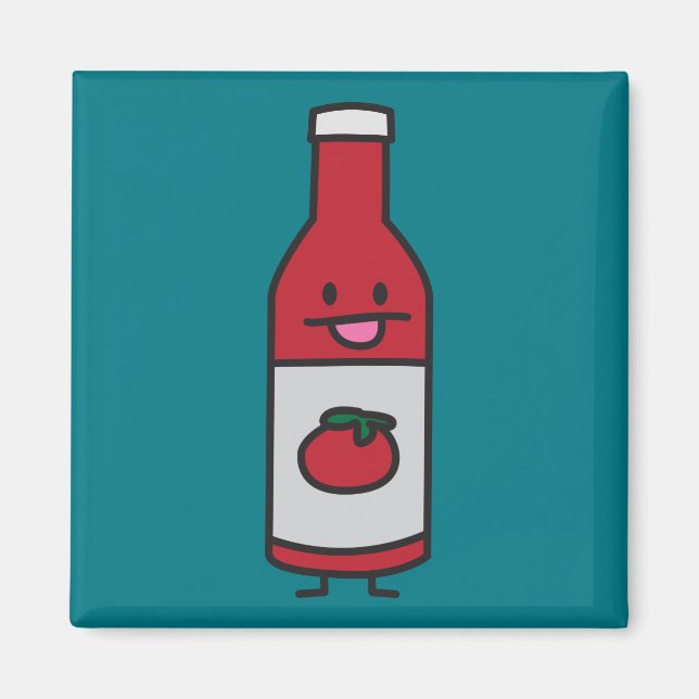 Imán Suposición del condimento de la tabla de la salsa (Frente)