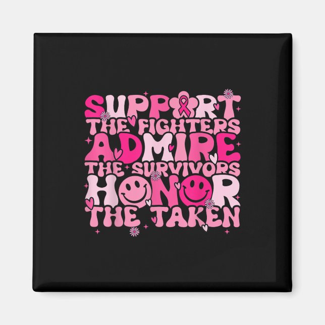 Imán Support Admire Honor Breast Awareness Warri (Frente)