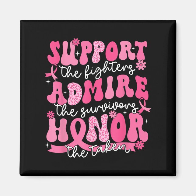 Imán Support Admire Honor Breast Awareness Warri (Frente)