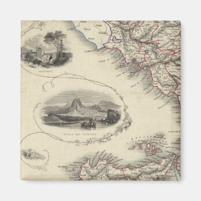 Imán Sur de Italia 3 (Frente)