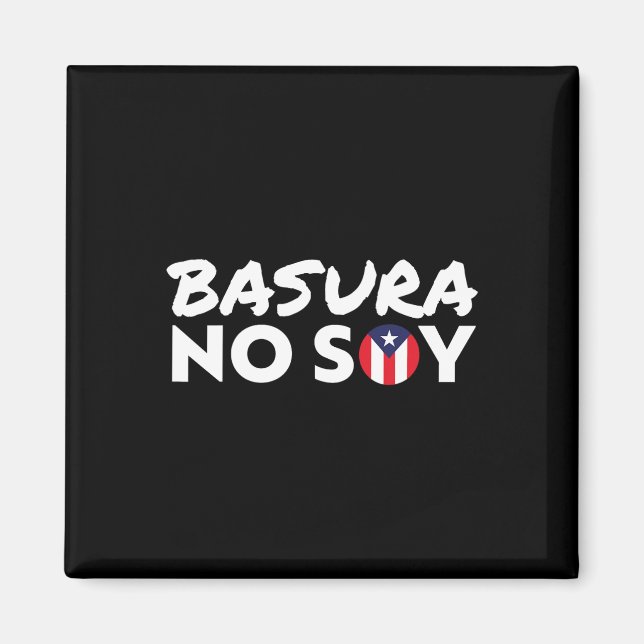 Imán Sura no soy bandera de Puerto Rico (Frente)