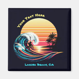 Imán Surf al atardecer