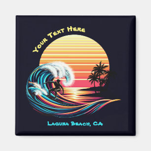 Imán Surf al atardecer